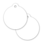 Plastic Circle Keytag 2 Plastic Circle Keytag 2