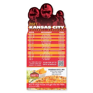 Football Schedule Magnet 1 Football Schedule Magnet 1