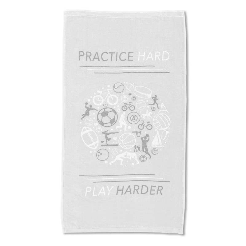 Extreme Trainer Sport Towel - White 1 Extreme Trainer Sport Towel - White 1