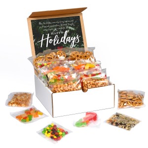 24 pack Sweet and Salty Snack Box with Label 1 24 pack Sweet and Salty Snack Box with Label 1