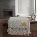 Herringbone Throw - Gray - PMS 431C Herringbone Throw - Gray - PMS 431C
