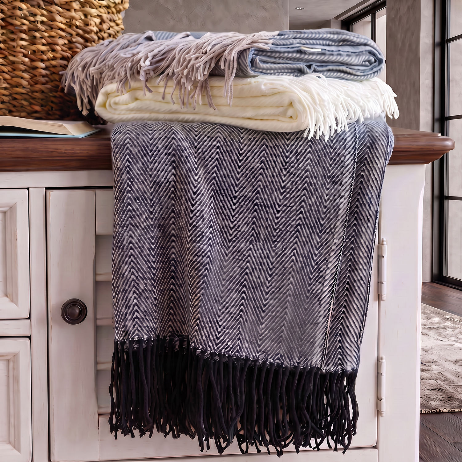 Herringbone Throw 1