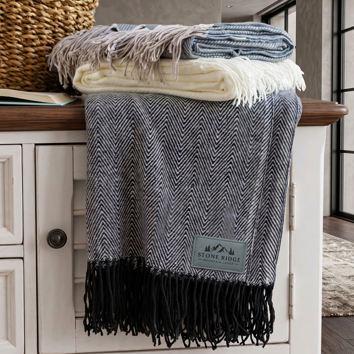 Herringbone Throw 1
