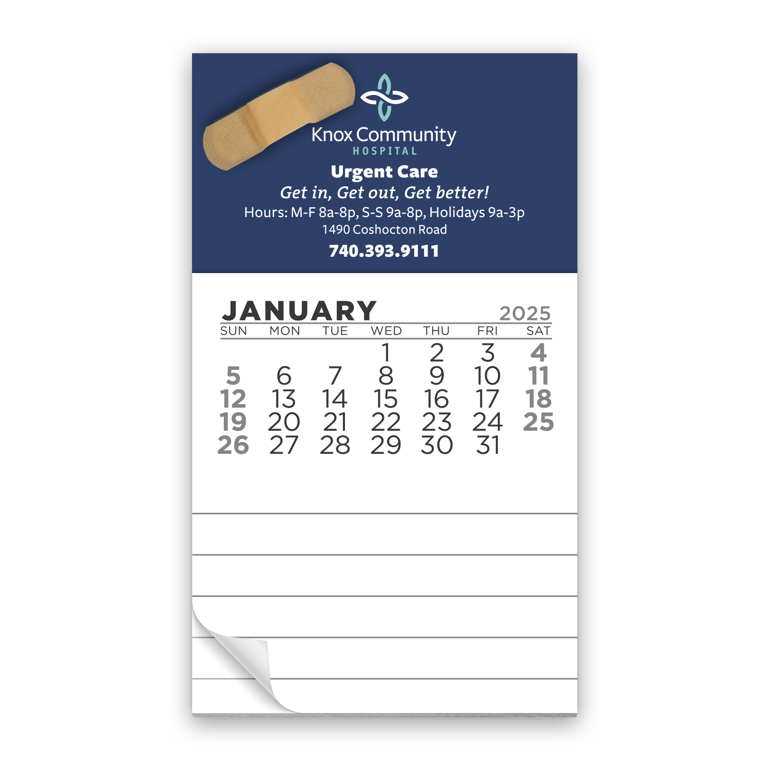 Add-A-Pad 12 Month Calendars 1