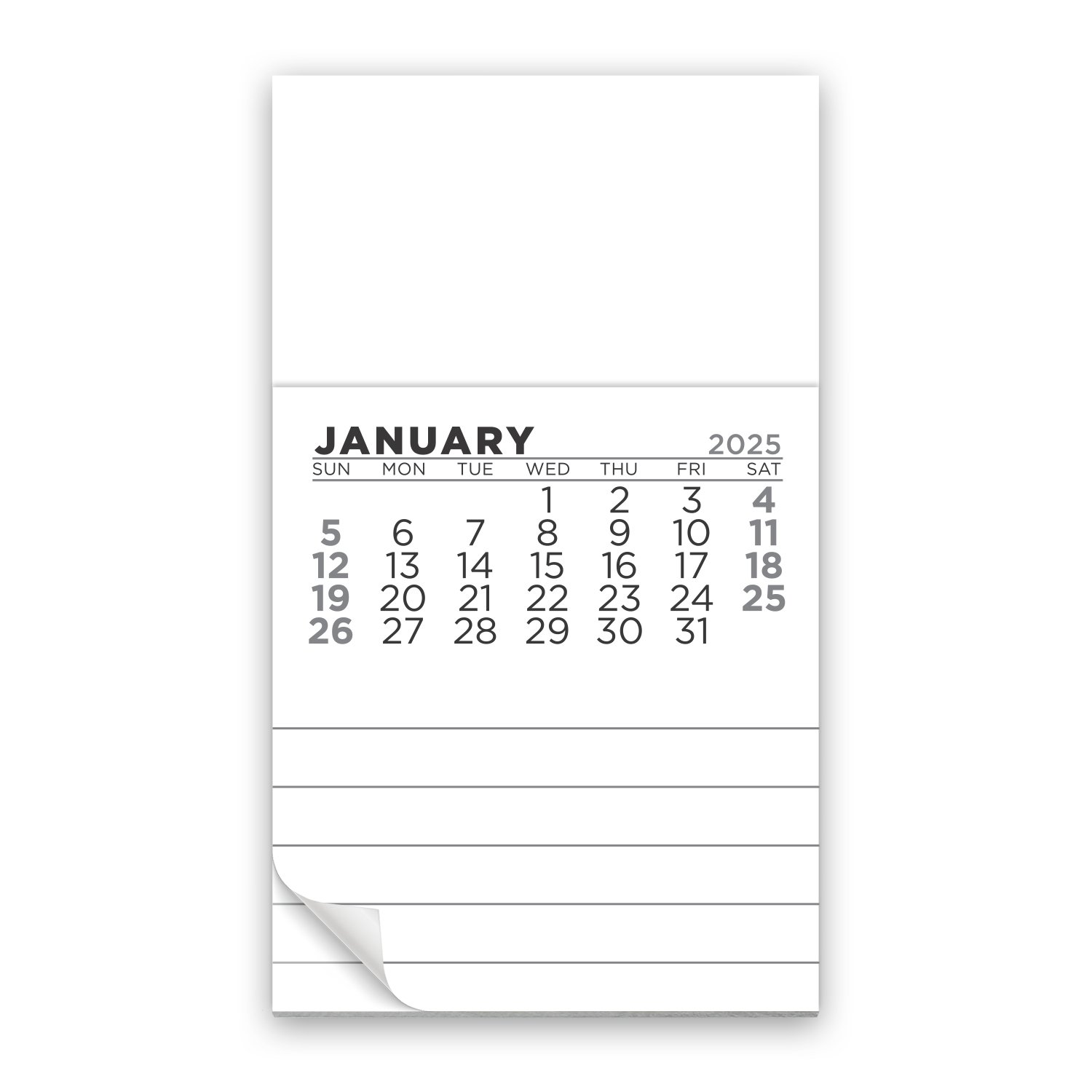 Add-A-Pad 12 Month Calendars 1