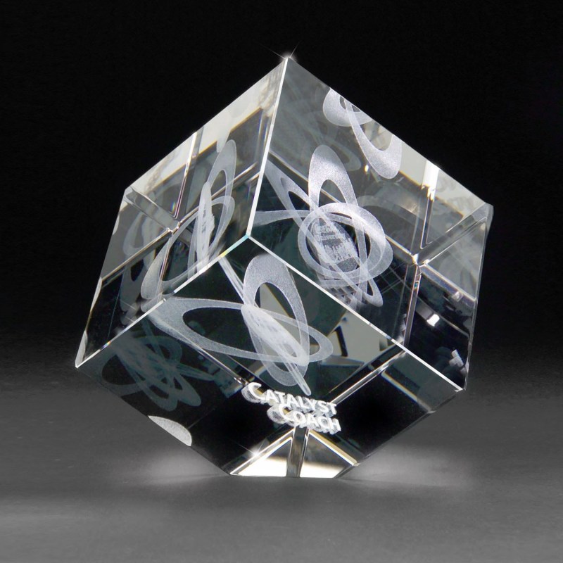 3D Crystal Jewel Cube Medium Award 1 3D Crystal Jewel Cube Medium Award 1