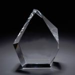 3D Crystal Maximo Large Award - Clear 3D Crystal Maximo Large Award - Clear
