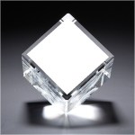 3D Crystal Jewel Cube Large Award - Clear 3D Crystal Jewel Cube Large Award - Clear