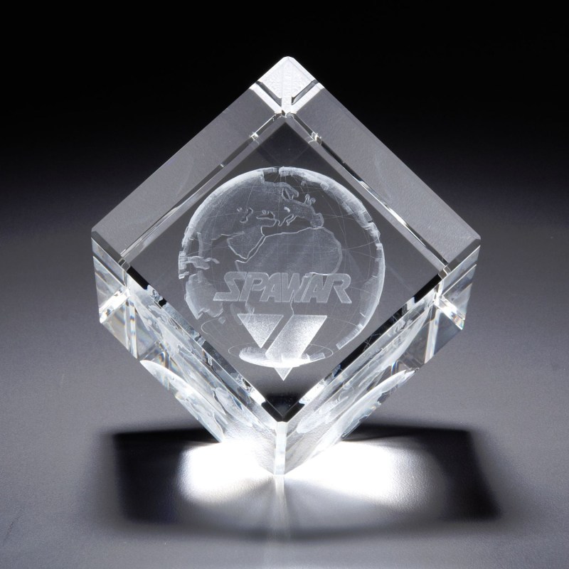 3D Crystal Jewel Cube Large Award 1 3D Crystal Jewel Cube Large Award 1