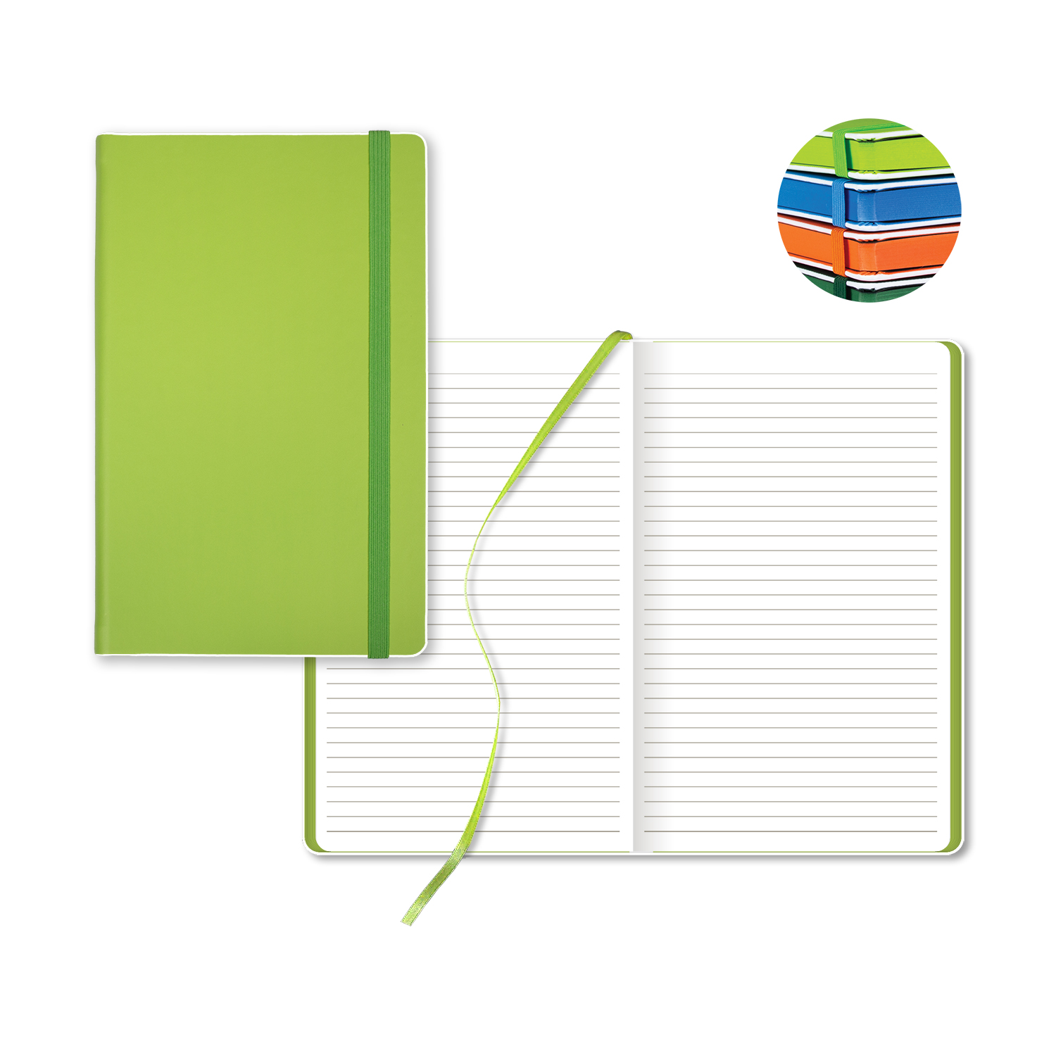 Castelli Color Laser Medio Lined White Page Journal 1