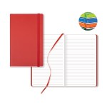 Castelli Color Laser Medio Lined White Page Journal - Red - White Border Castelli Color Laser Medio Lined White Page Journal - Red - White Border