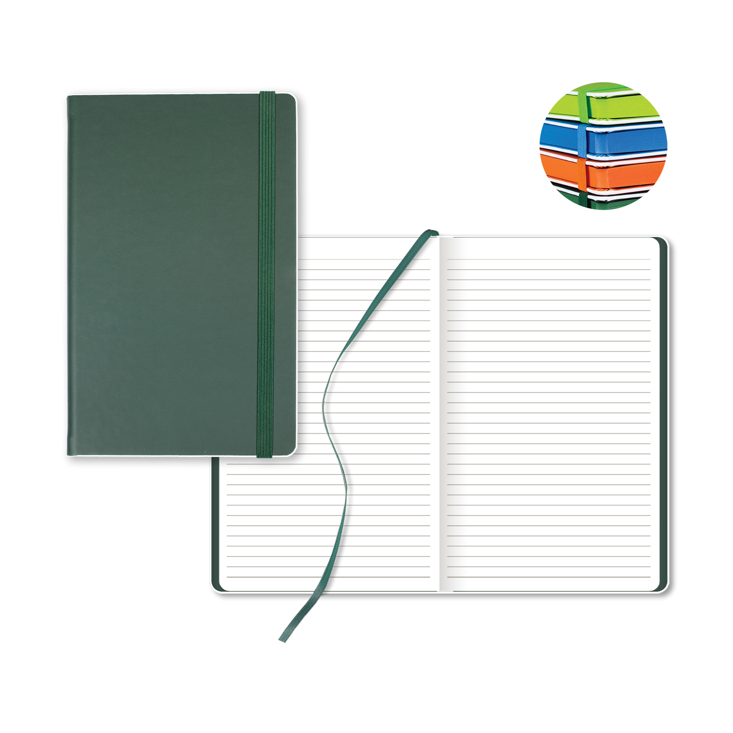 Castelli Color Laser Medio Lined White Page Journal 1