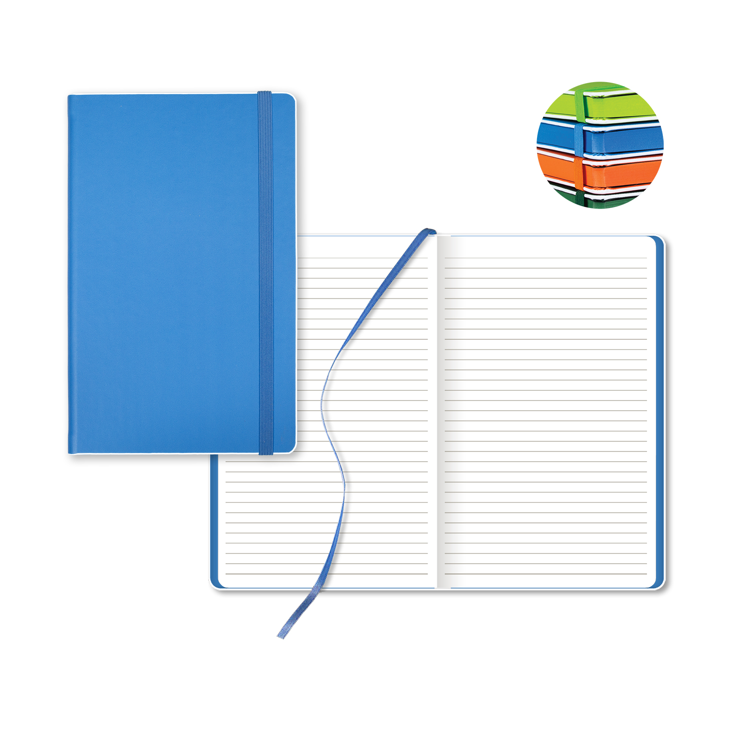Castelli Color Laser Medio Lined White Page Journal 1