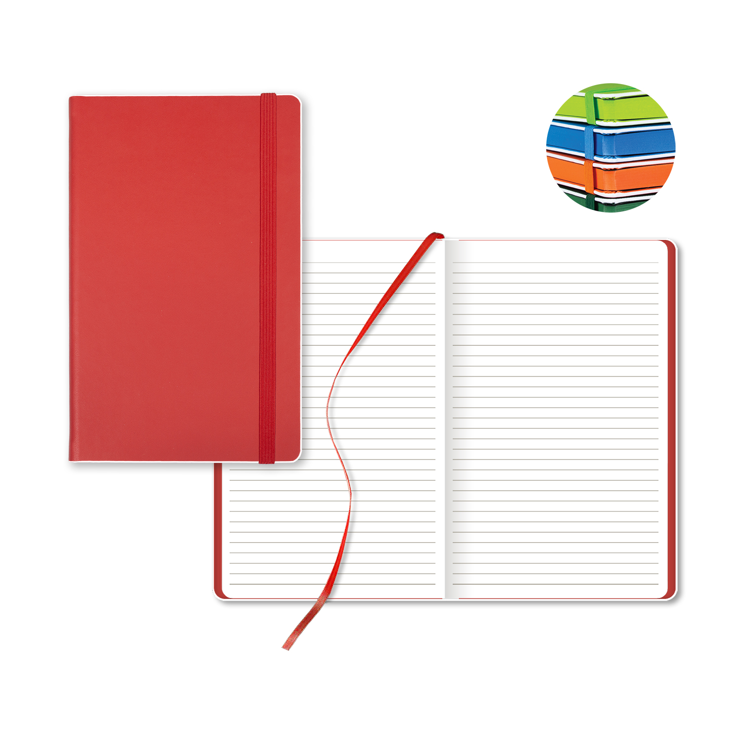 Castelli Color Laser Medio Lined White Page Journal 1