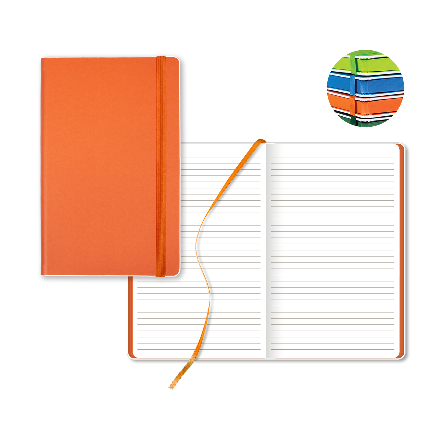 Castelli Color Laser Medio Lined White Page Journal 1