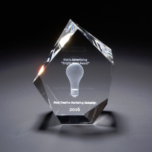 3D Crystal Maximo Small Award 1 3D Crystal Maximo Small Award 1