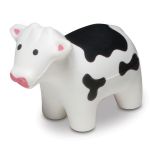 White Cow With Black Spots Stress Shape - Black-White White Cow With Black Spots Stress Shape - Black-White