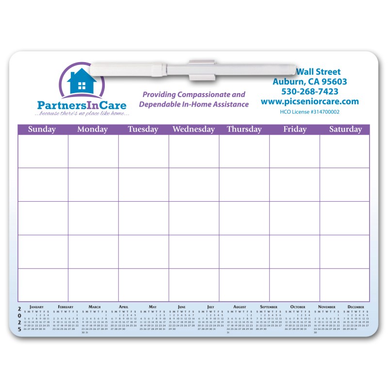 Memo Board Calendar w/ Mag 1 Memo Board Calendar w/ Mag 1