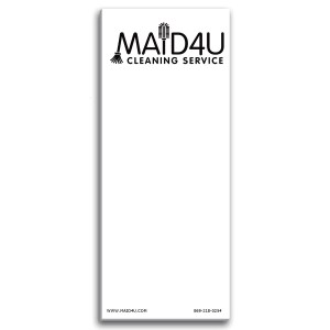 Paper Note Pad 3 1/2 x 8 1/2, 25 pages w/ magnet 1 Paper Note Pad 3 1/2 x 8 1/2, 25 pages w/ magnet 1