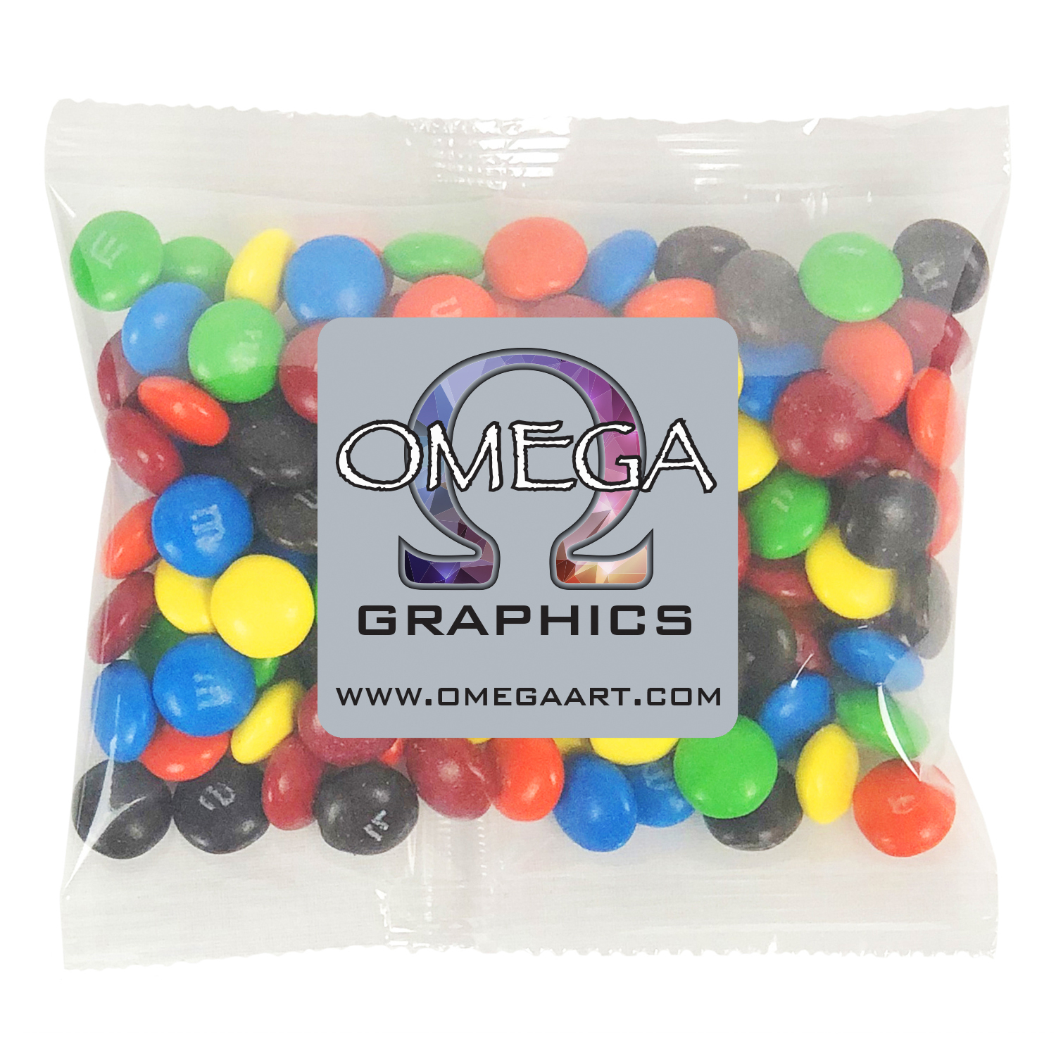 Large Snack Bag with Label Premium Fill 1