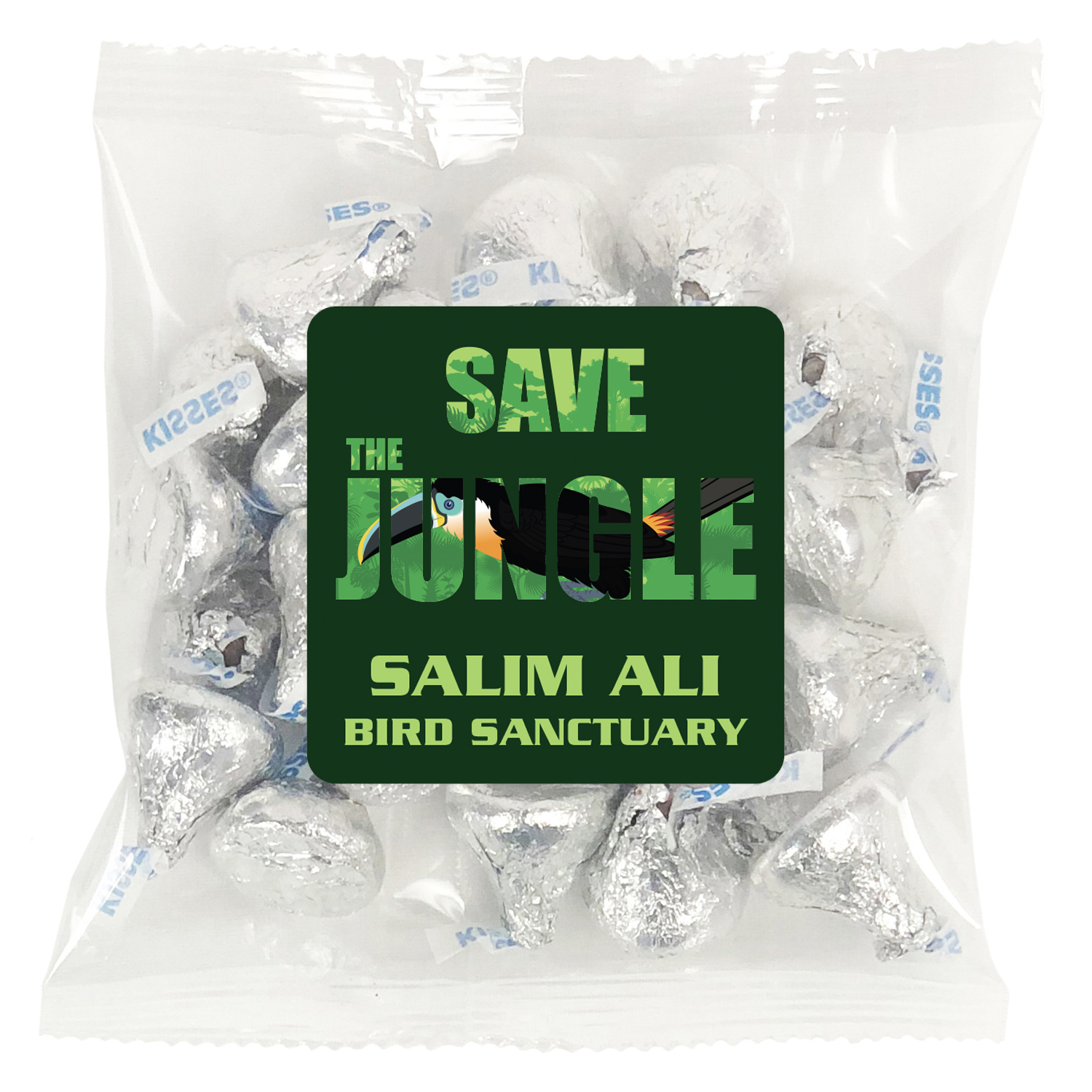 Large Snack Bag with Label Premium Fill 1