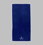 The Edge Beach Towel - Navy Blue / White Border The Edge Beach Towel - Navy Blue / White Border
