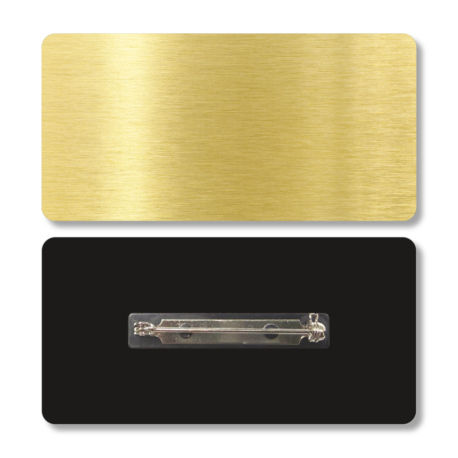 1.5 x 3 Name Badge - Pin Back 1