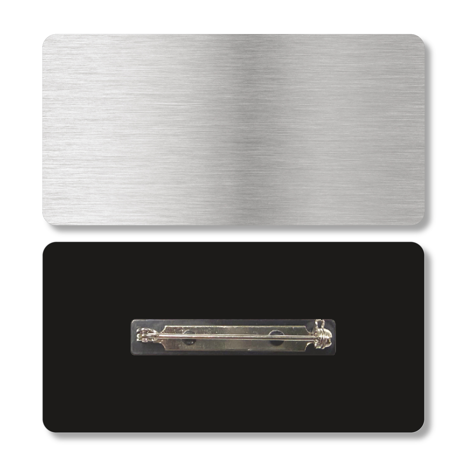 1.5 x 3 Name Badge - Pin Back 1