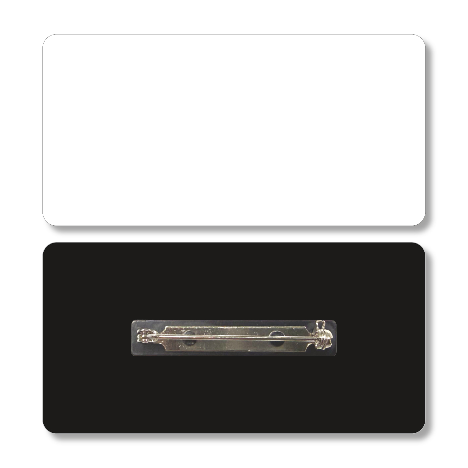 1.5 x 3 Name Badge - Pin Back 1