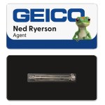 1.5 x 3 Name Badge - Pin Back 1 1.5 x 3 Name Badge - Pin Back 1