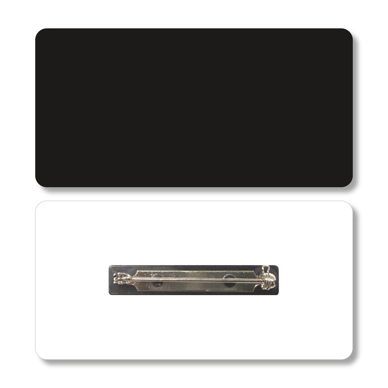 1.5 x 3 Name Badge - Pin Back 1