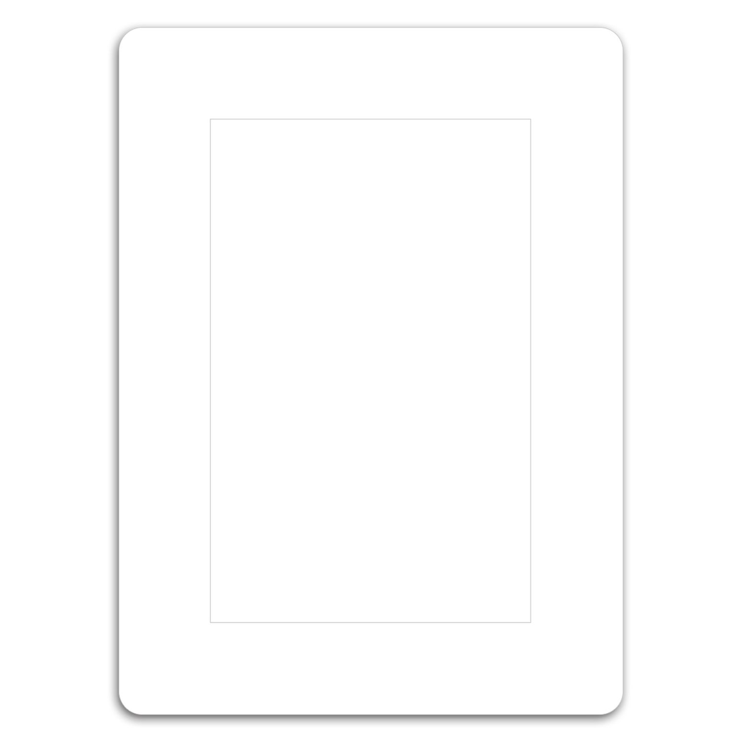 Rectangle Punch Out Picture Frame Magnet 1