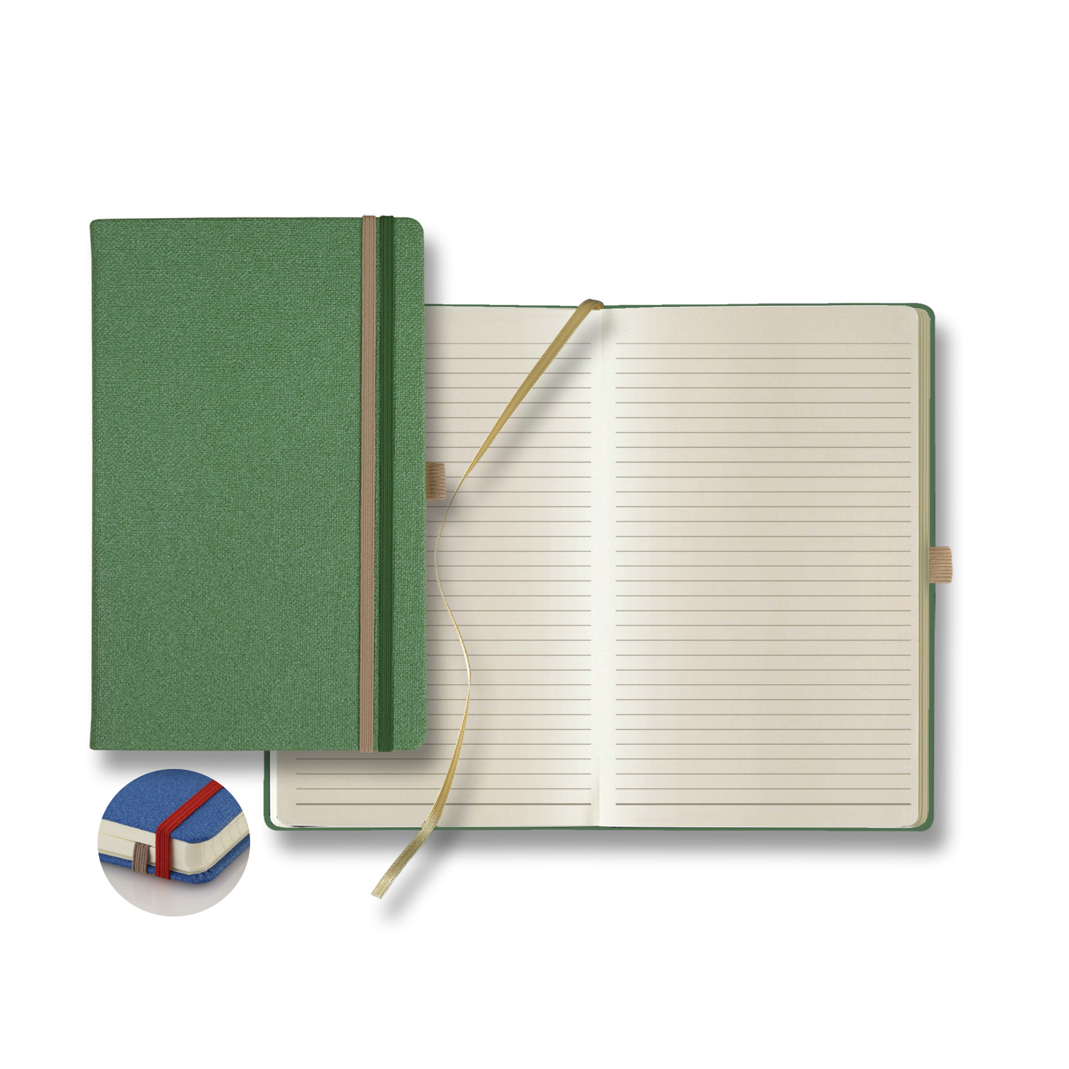 Castelli Bi Band Medio Lined Ivory Page Journal 1
