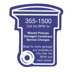 Trash / Recycling Bin Magnet 1 Trash / Recycling Bin Magnet 1