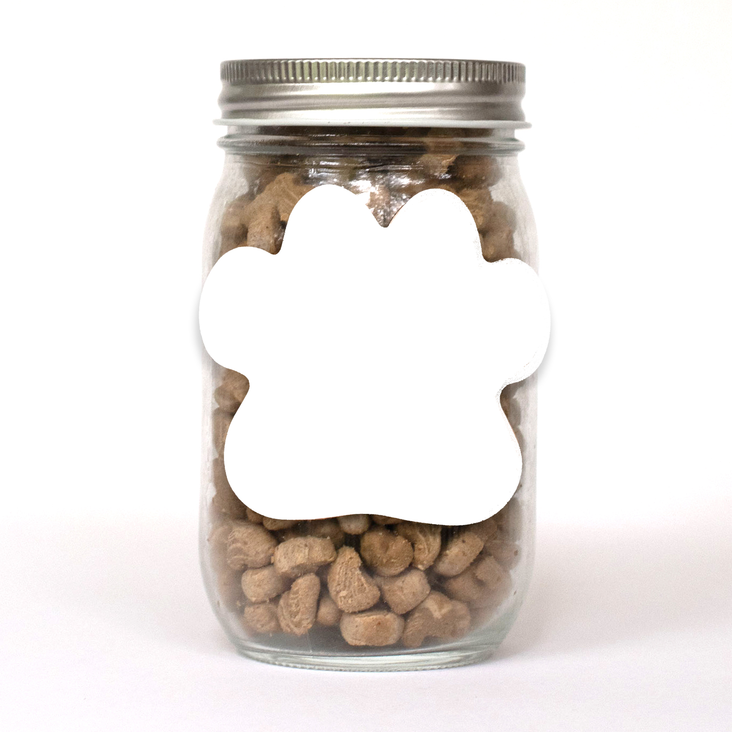 Pint Jar with Paw Magnet Pet Fill 1