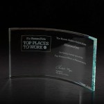 Times Large Glass Award - Clear Times Large Glass Award - Clear