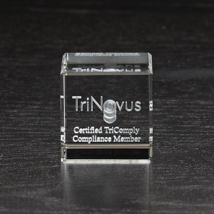 Small Flat Cube 3D Crystal Award 1 Small Flat Cube 3D Crystal Award 1