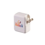 Dual Port AC to USB Adaptor - White Dual Port AC to USB Adaptor - White
