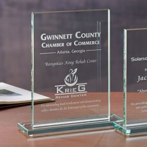 Glass Rectangle - Large Award 1 Glass Rectangle - Large Award 1