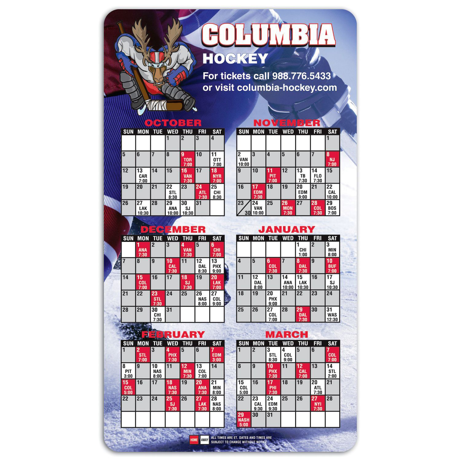 Round Corner Magnet 4 x 7 1