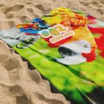Dye Sublimated Large Beach Towel - Additional Image Dye Sublimated Large Beach Towel - Additional Image