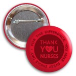2-3/16 Diam Round Button w/ Pin 1 2-3/16 Diam Round Button w/ Pin 1