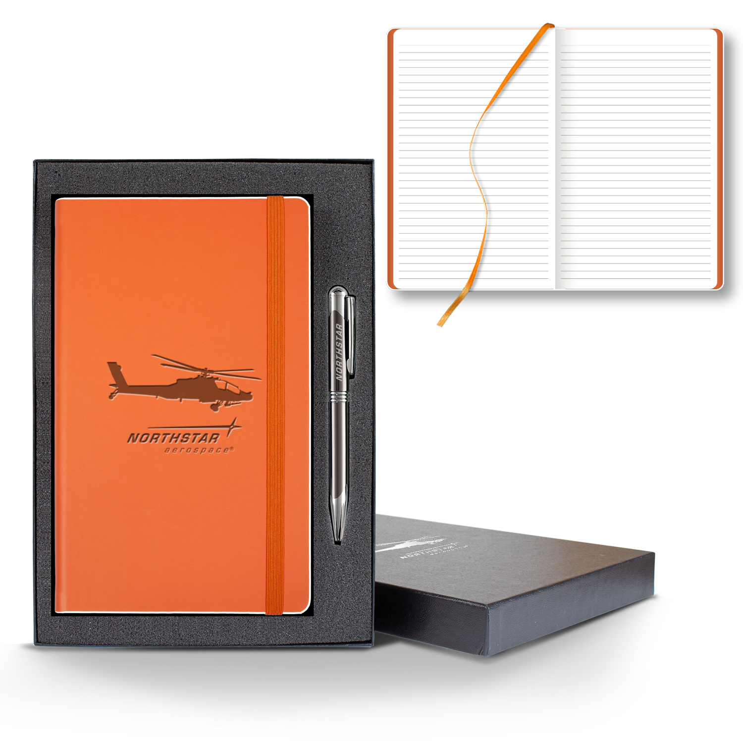 Castelli Color Laser Medio Lined White Page Journal Gift Set 1