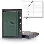 Castelli Color Laser Medio Lined White Page Journal Gift Set - Green - White Border Castelli Color Laser Medio Lined White Page Journal Gift Set - Green - White Border