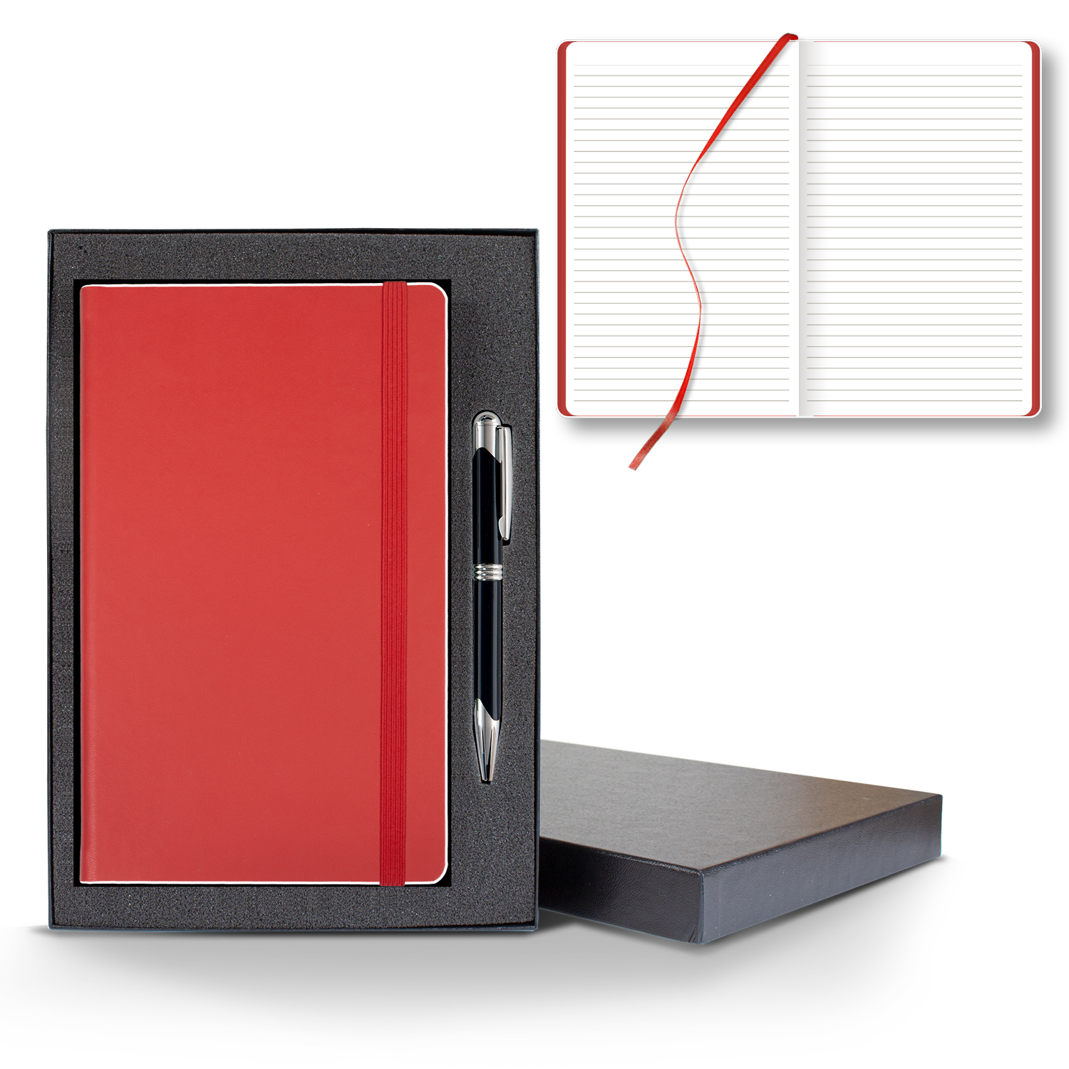 Castelli Color Laser Medio Lined White Page Journal Gift Set 1
