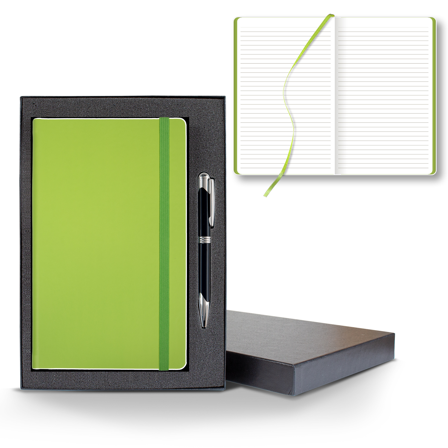 Castelli Color Laser Medio Lined White Page Journal Gift Set 1