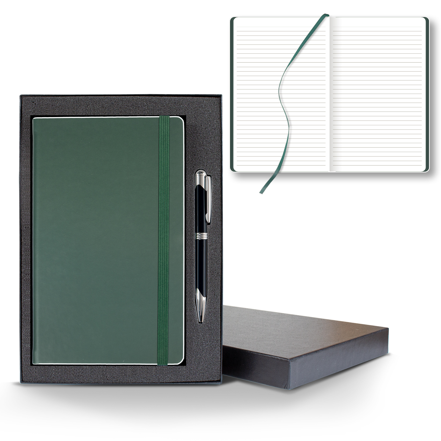 Castelli Color Laser Medio Lined White Page Journal Gift Set 1