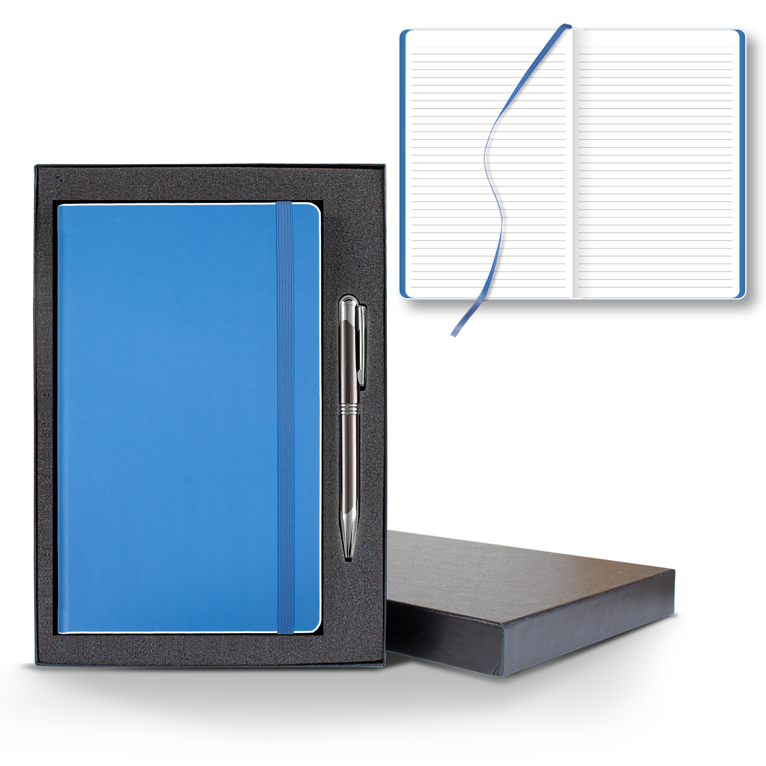 Castelli Color Laser Medio Lined White Page Journal Gift Set 1