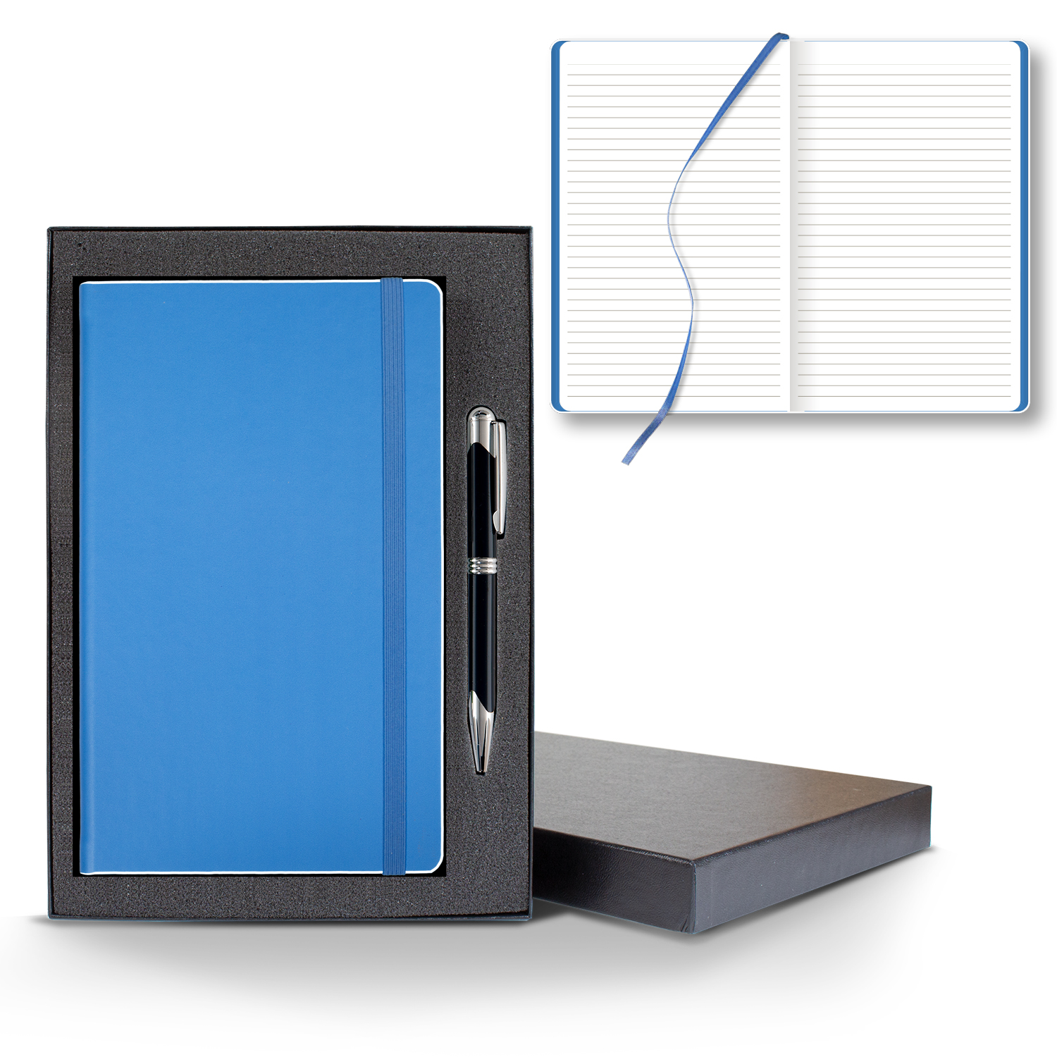 Castelli Color Laser Medio Lined White Page Journal Gift Set 1