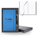Castelli Color Laser Medio Lined White Page Journal Gift Set - Turquoise - White Border Castelli Color Laser Medio Lined White Page Journal Gift Set - Turquoise - White Border